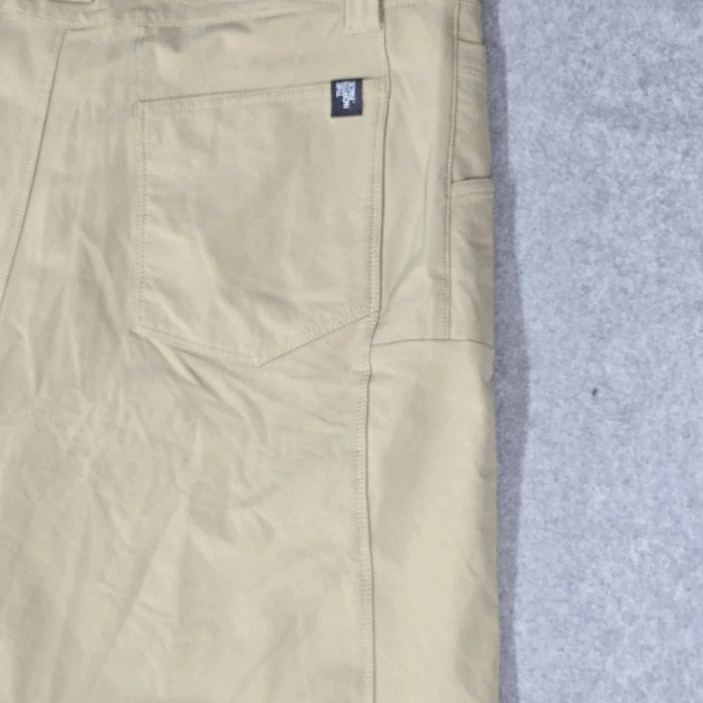 The North Face Men Activewear Shorts 32 Khaki Nylon Retrac Tech Cargo Zip Hiking